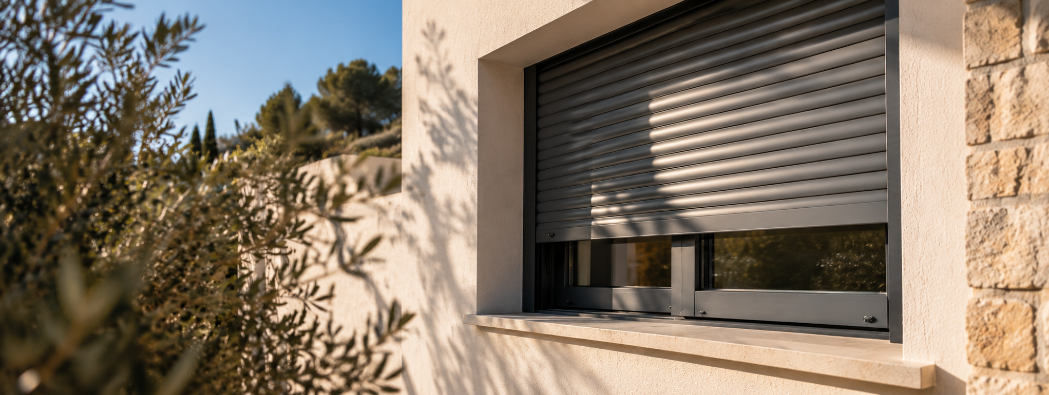 Técnico de KLAAR reparando una ventana de aluminio en Mallorca